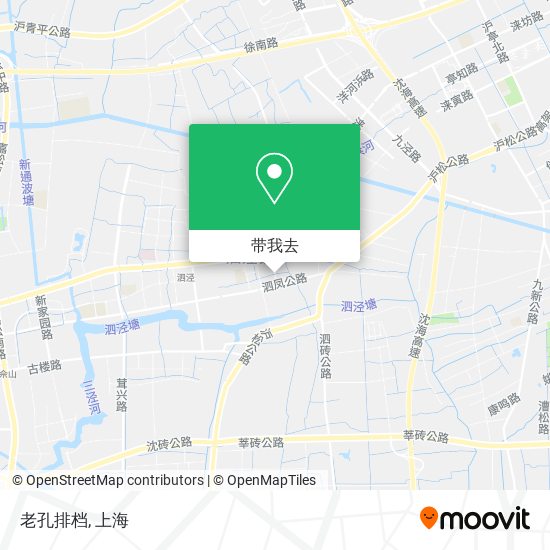 老孔排档地图