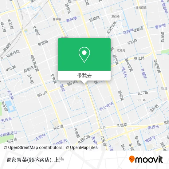 蜀家冒菜(颛盛路店)地图