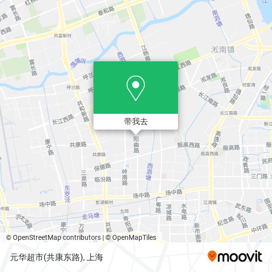 元华超市(共康东路)地图