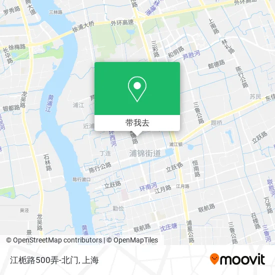 江栀路500弄-北门地图
