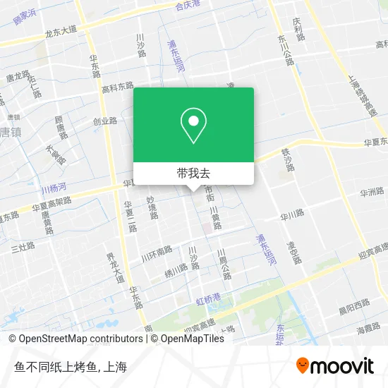 鱼不同纸上烤鱼地图