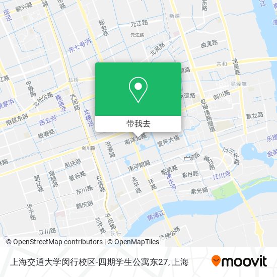 上海交通大学闵行校区-四期学生公寓东27地图