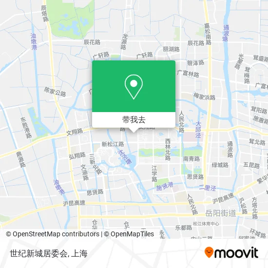 世纪新城居委会地图