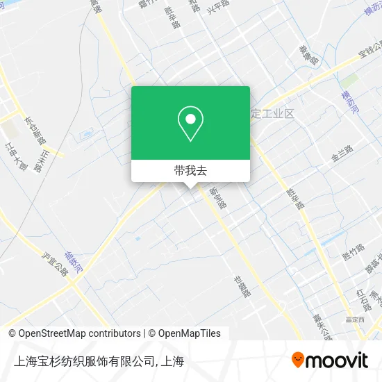 上海宝杉纺织服饰有限公司地图