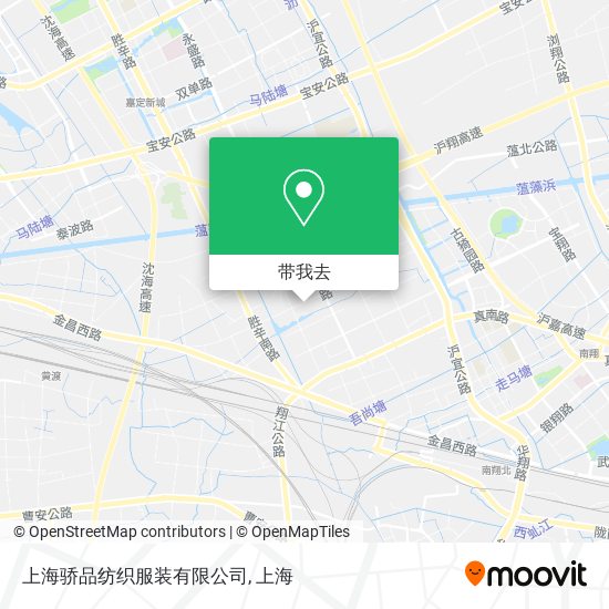 上海骄品纺织服装有限公司地图