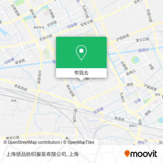 上海骄品纺织服装有限公司地图