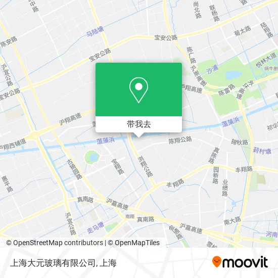 上海大元玻璃有限公司地图