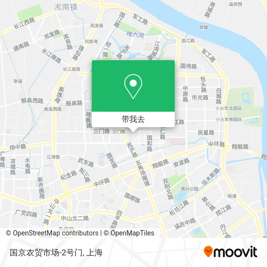 国京农贸市场-2号门地图