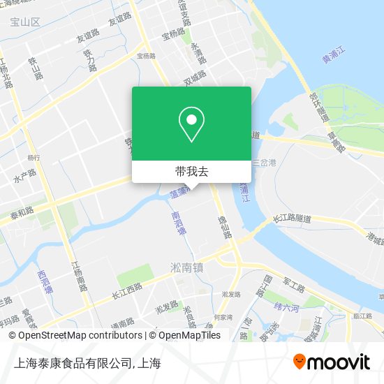 上海泰康食品有限公司地图