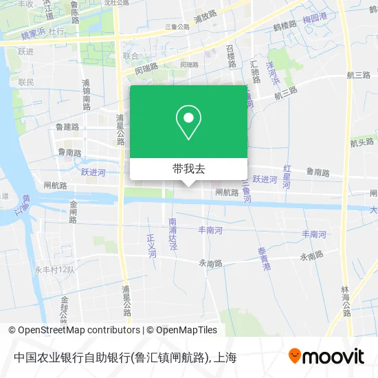 中国农业银行自助银行(鲁汇镇闸航路)地图