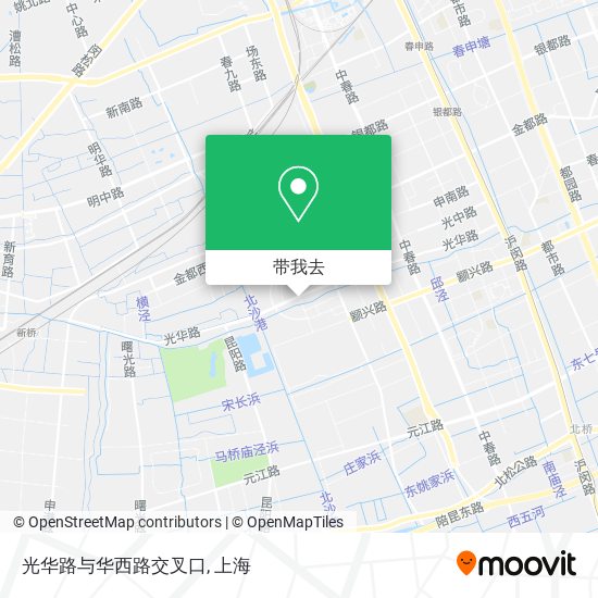 光华路与华西路交叉口地图