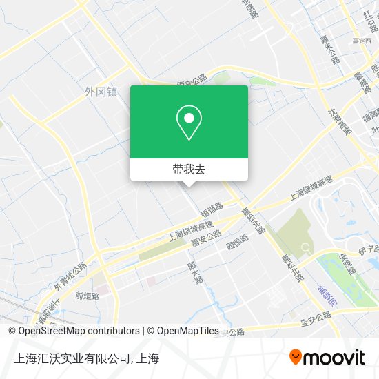上海汇沃实业有限公司地图