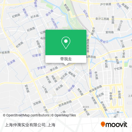 上海仲漪实业有限公司地图