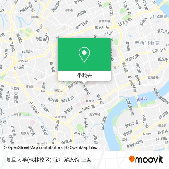 复旦大学(枫林校区)-徐汇游泳馆地图