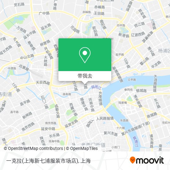 一克拉(上海新七浦服装市场店)地图