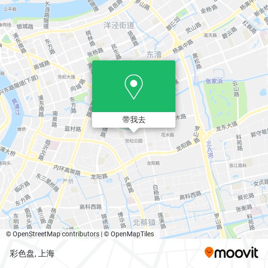 彩色盘地图