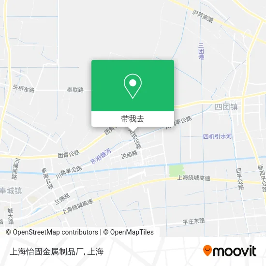 上海怡固金属制品厂地图