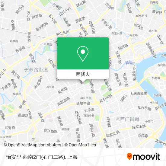 怡安里-西南2门(石门二路)地图