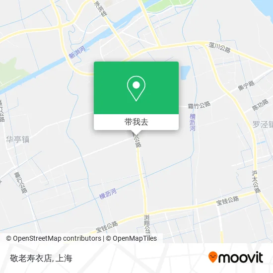 敬老寿衣店地图