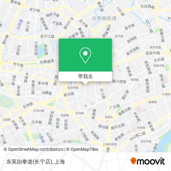 东英跆拳道(长宁店)地图