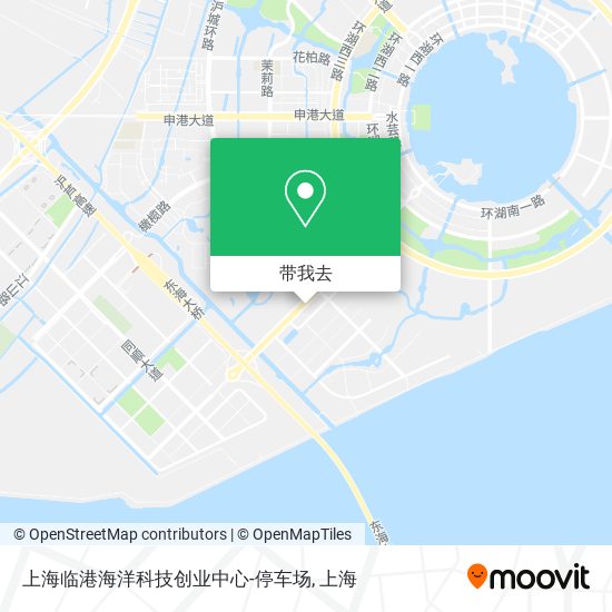 上海临港海洋科技创业中心-停车场地图