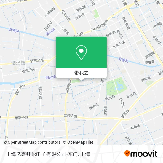 上海亿嘉拜尔电子有限公司-东门地图