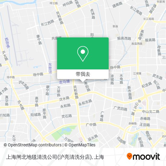 上海闸北地毯清洗公司(沪亮清洗分店)地图