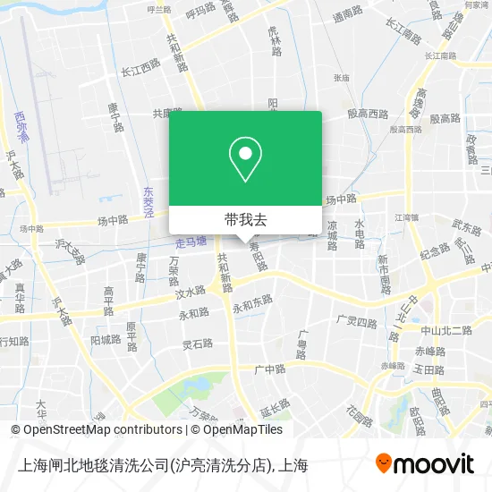 上海闸北地毯清洗公司(沪亮清洗分店)地图