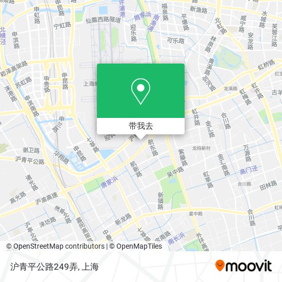 沪青平公路249弄地图