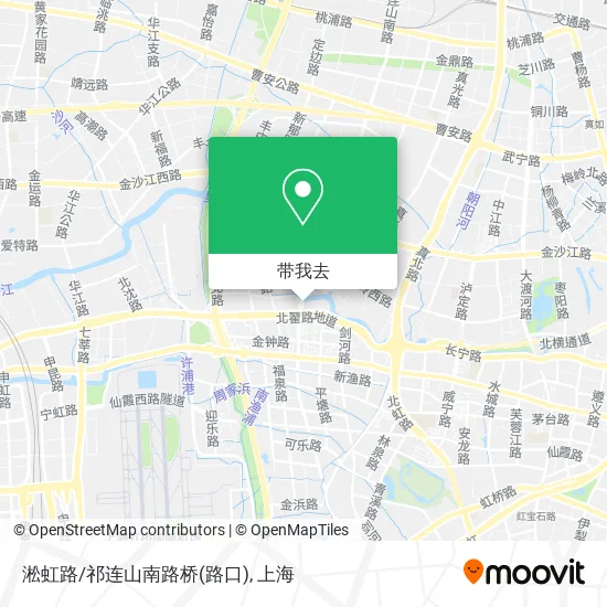 淞虹路/祁连山南路桥(路口)地图