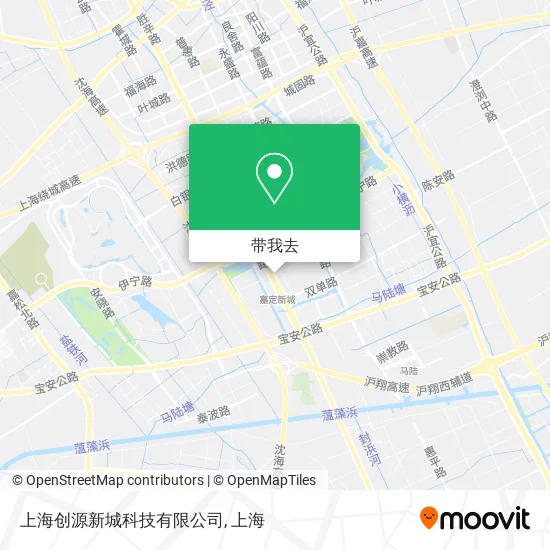 上海创源新城科技有限公司地图