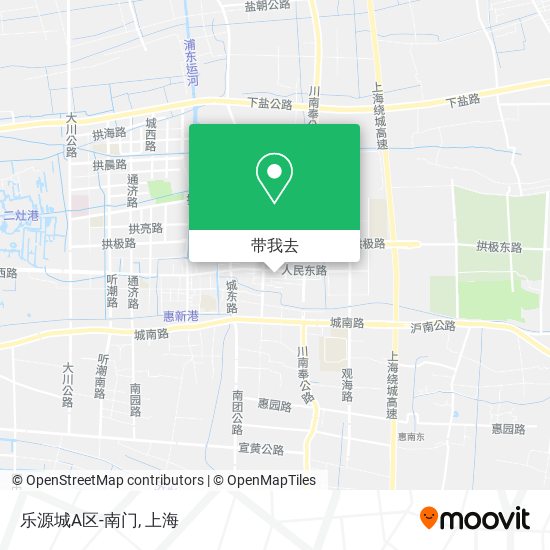 乐源城A区-南门地图