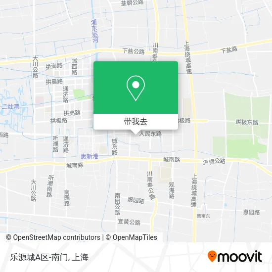 乐源城A区-南门地图