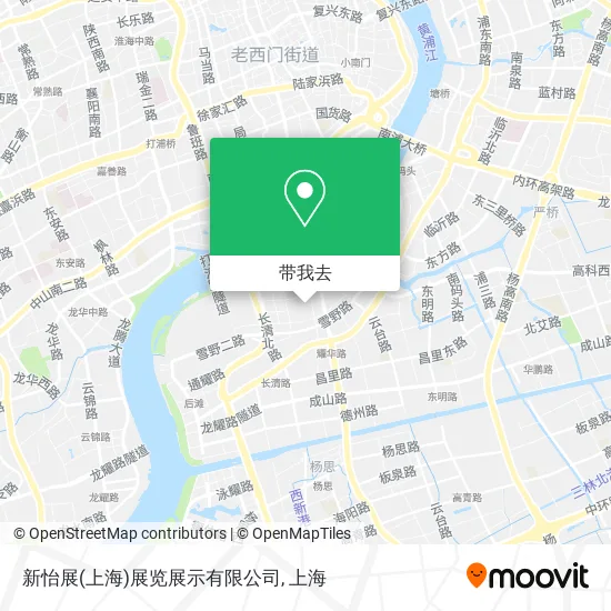 新怡展(上海)展览展示有限公司地图