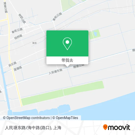 人民塘东路/海中路(路口)地图