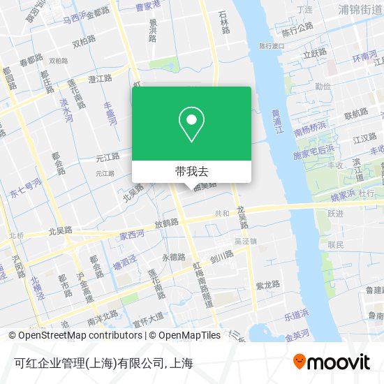 可红企业管理(上海)有限公司地图