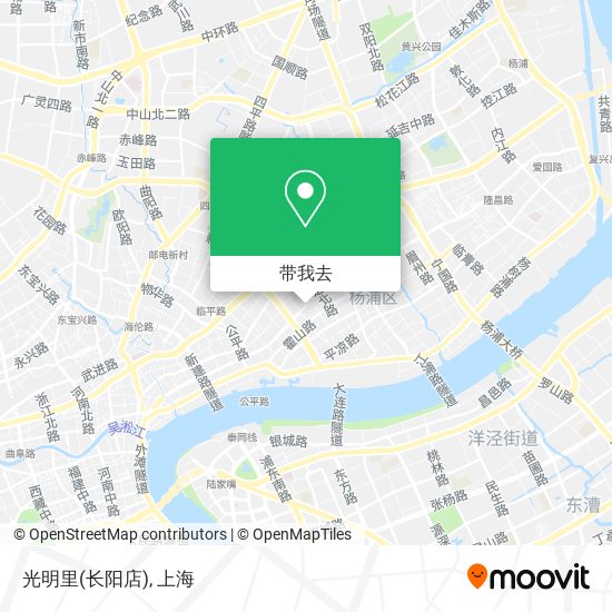光明里(长阳店)地图
