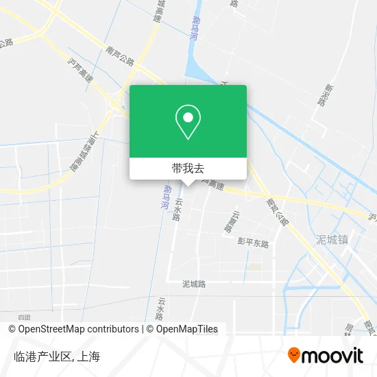 临港产业区地图