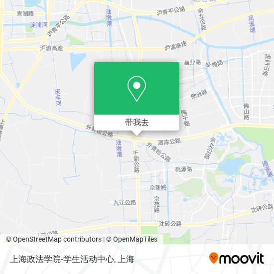 上海政法学院-学生活动中心地图