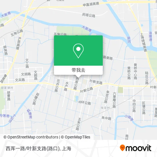 西厍一路/叶新支路(路口)地图