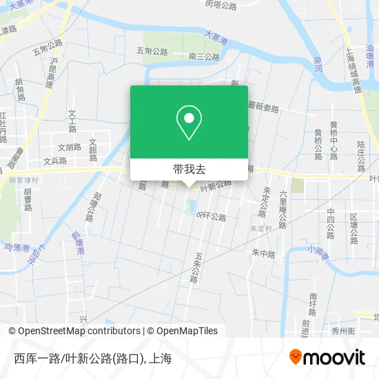 西厍一路/叶新公路(路口)地图