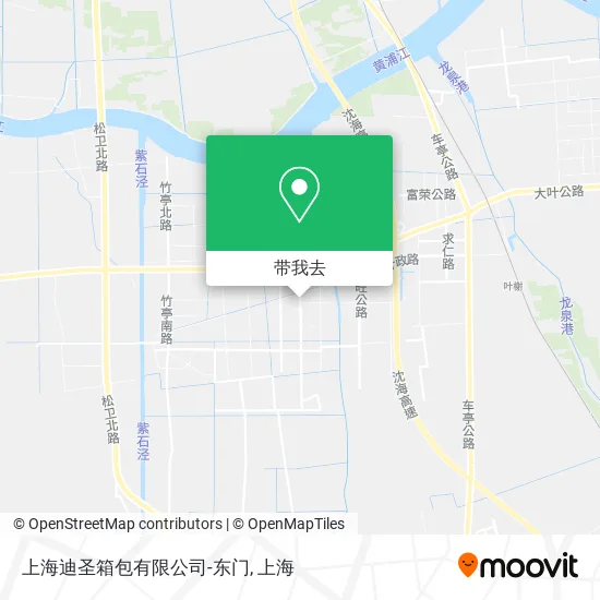 上海迪圣箱包有限公司-东门地图