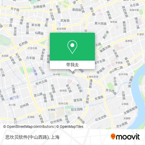 思坎贝软件(中山西路)地图