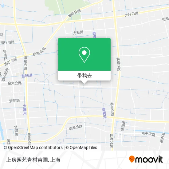 上房园艺青村苗圃地图