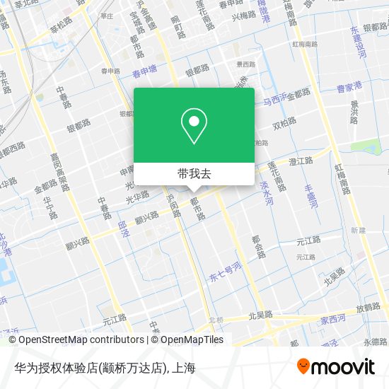 华为授权体验店(颛桥万达店)地图