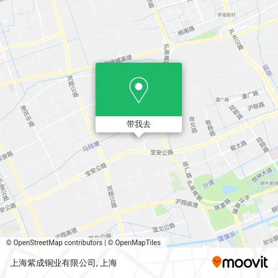 上海紫成铜业有限公司地图