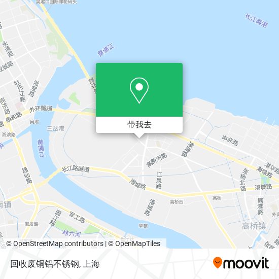 回收废铜铝不锈钢地图