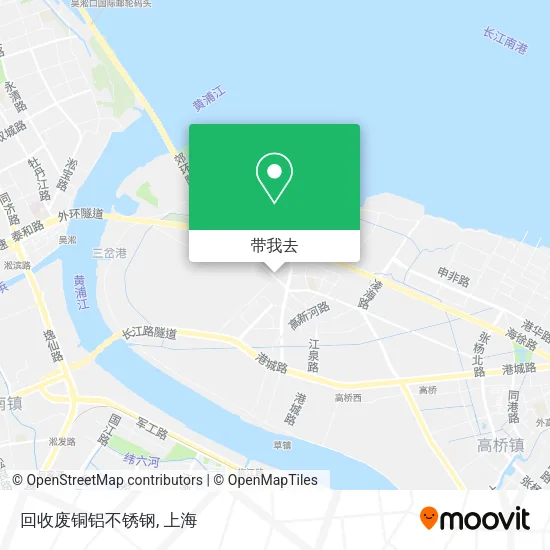 回收废铜铝不锈钢地图
