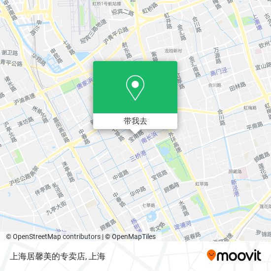 上海居馨美的专卖店地图