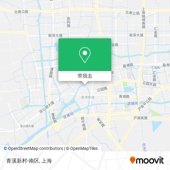 青溪新村-南区地图